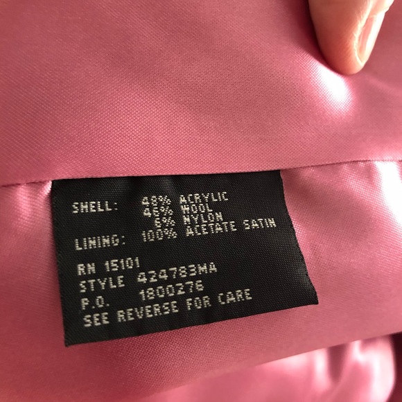 1 Madison vintage(?) Pink wool walking coat - Picture 2 of 7